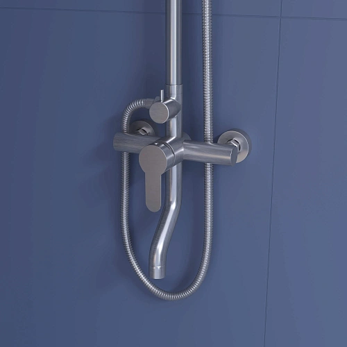 Душевая система RGW Shower Panels SP-24S сатин Душевая система RGW Shower Panels SP-24S сатин