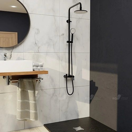 Душевая система RGW Shower Panels SP-31B черный Душевая система RGW Shower Panels SP-31B черный