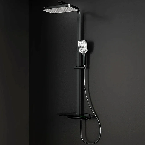 Душевая система RGW Shower Panels SP-34B черный Душевая система RGW Shower Panels SP-34B черный