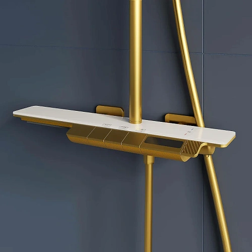 Душевая система RGW Shower Panels SP-34G золото brush Душевая система RGW Shower Panels SP-34G золото brush