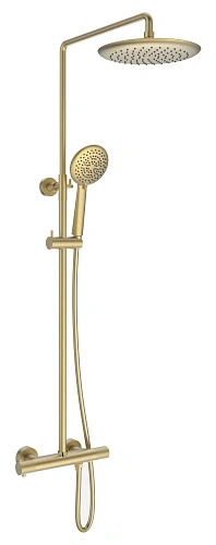 Душевая система Vincea Desire VSFS-1D0TBG термостатическая, брашированное золото Душевая система Vincea Desire VSFS-1D0TBG термостатическая, брашированное золото