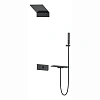 Душевая система Vincea Futura VSFW-2F11TMB термостатический встраиваемая, 3 режима, черный Душевая система Vincea Futura VSFW-2F11TMB термостатический встраиваемая, 3 режима, черный