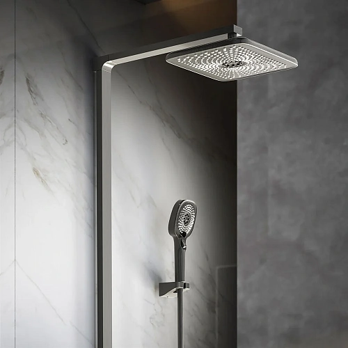 Душевая система Vincea Inspire VSFS-3I13TGM термостатическая с изливом, вороненая сталь Душевая система Vincea Inspire VSFS-3I13TGM термостатическая с изливом, вороненая сталь