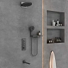 Душевая система Vincea Inspire VSFW-433TI1RGM встраиваемая, вороненая сталь