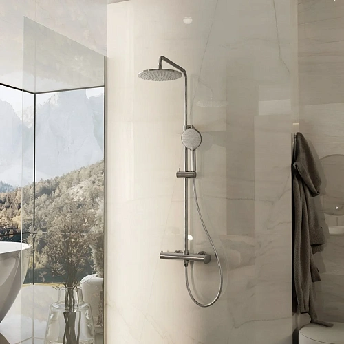 Душевая система Vincea Rondo VSFS-1R0CH без излива, хром Душевая система Vincea Rondo VSFS-1R0CH без излива, хром