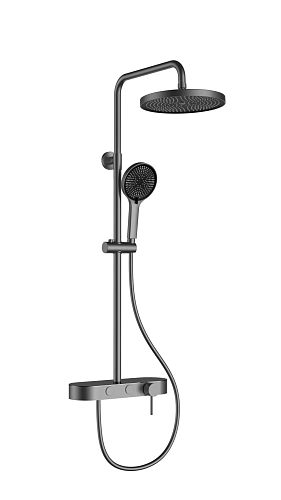 Душевая система Vincea VSFS-402GM, вороненая сталь Душевая система Vincea VSFS-402GM, вороненая сталь