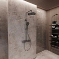 Душевая система Vincea VSFS-402GM, вороненая сталь Душевая система Vincea VSFS-402GM, вороненая сталь