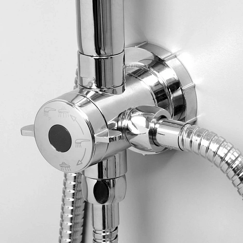 Душевая система WasserKRAFT A045 белый/хром Душевая система WasserKRAFT A045 белый/хром