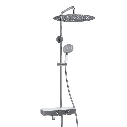 Душевая система WasserKRAFT A113.117.058.CH Thermo с термостатом хром Душевая система WasserKRAFT A113.117.058.CH Thermo с термостатом хром