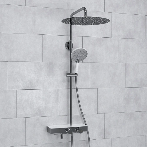 Душевая система WasserKRAFT A113.117.059.CH Thermo с термостатом хром Душевая система WasserKRAFT A113.117.059.CH Thermo с термостатом хром