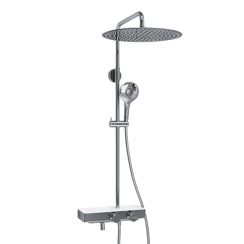 Душевая система WasserKRAFT A113.117.101.CH Thermo с термостатом хром Душевая система WasserKRAFT A113.117.101.CH Thermo с термостатом хром