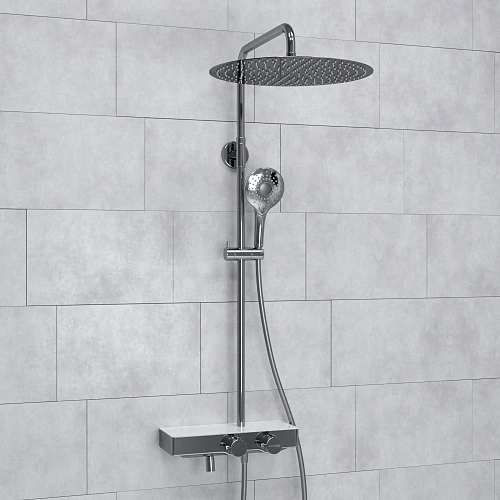 Душевая система WasserKRAFT A113.117.101.CH Thermo с термостатом хром Душевая система WasserKRAFT A113.117.101.CH Thermo с термостатом хром