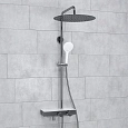 Душевая система WasserKRAFT A113.117.155.CH Thermo с термостатом хром Душевая система WasserKRAFT A113.117.155.CH Thermo с термостатом хром