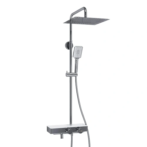 Душевая система WasserKRAFT A113.118.126.CH Thermo с термостатом хром Душевая система WasserKRAFT A113.118.126.CH Thermo с термостатом хром