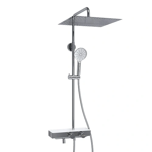 Душевая система WasserKRAFT A113.119.127.CH Thermo с термостатом хром Душевая система WasserKRAFT A113.119.127.CH Thermo с термостатом хром