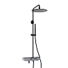 Душевая система WasserKRAFT A114.160.217.CB Thermo с термостатом черный Душевая система WasserKRAFT A114.160.217.CB Thermo с термостатом черный