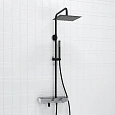 Душевая система WasserKRAFT A114.255.217.CB Thermo с термостатом черный Душевая система WasserKRAFT A114.255.217.CB Thermo с термостатом черный