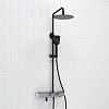 Душевая система WasserKRAFT A114.258.130.CB Thermo с термостатом черный