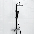 Душевая система WasserKRAFT A114.258.130.CB Thermo с термостатом черный Душевая система WasserKRAFT A114.258.130.CB Thermo с термостатом черный