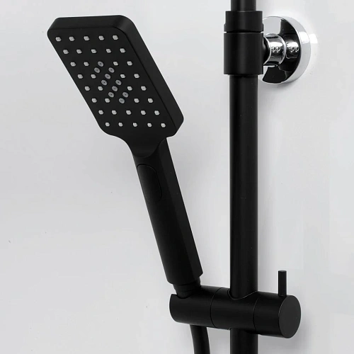 Душевая система WasserKRAFT A11401 Thermo с термостатом черный/хром Душевая система WasserKRAFT A11401 Thermo с термостатом черный/хром