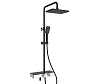 Душевая система WasserKRAFT A11401 Thermo с термостатом черный/хром