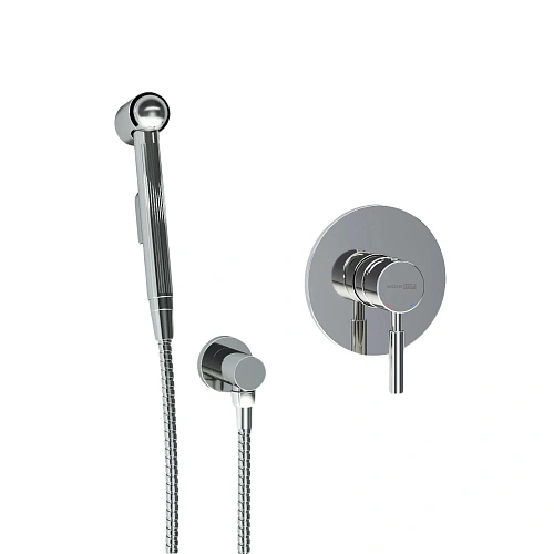 Душевая система WasserKRAFT A14156 со шлангом 100 см хром Душевая система WasserKRAFT A14156 со шлангом 100 см хром