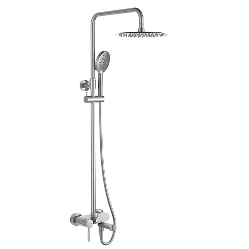 Душевая система WasserKRAFT A14201 никель Душевая система WasserKRAFT A14201 никель