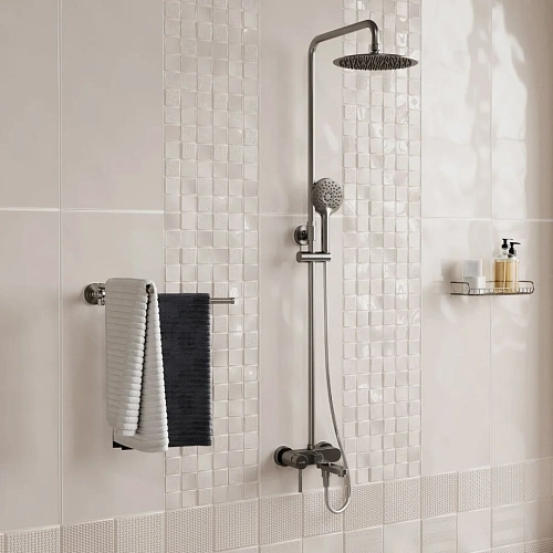 Душевая система WasserKRAFT A14201 никель Душевая система WasserKRAFT A14201 никель