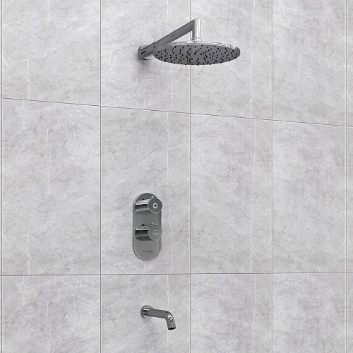 Душевая система WasserKRAFT A15030 Thermo встраиваемая хром Душевая система WasserKRAFT A15030 Thermo встраиваемая хром