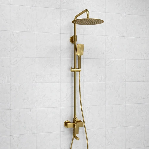 Душевая система WasserKRAFT A155.262.201.BG золото Душевая система WasserKRAFT A155.262.201.BG золото