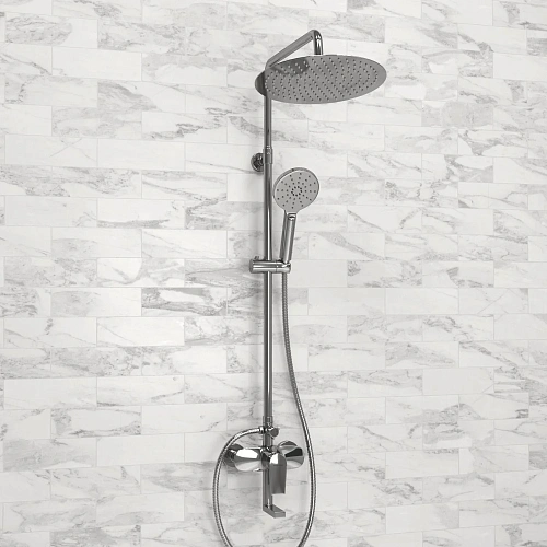 Душевая система WasserKRAFT A166.116.127.010.CH хром Душевая система WasserKRAFT A166.116.127.010.CH хром