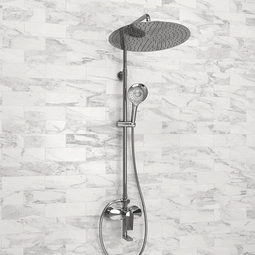 Душевая система WasserKRAFT A166.117.101.010.CH хром Душевая система WasserKRAFT A166.117.101.010.CH хром