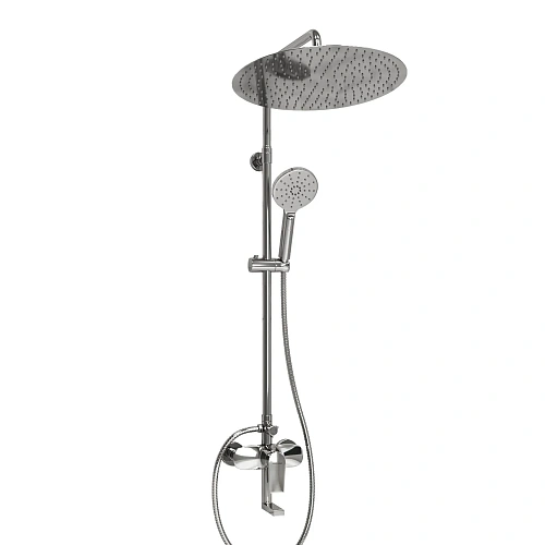Душевая система WasserKRAFT A166.117.127.010.CH хром Душевая система WasserKRAFT A166.117.127.010.CH хром