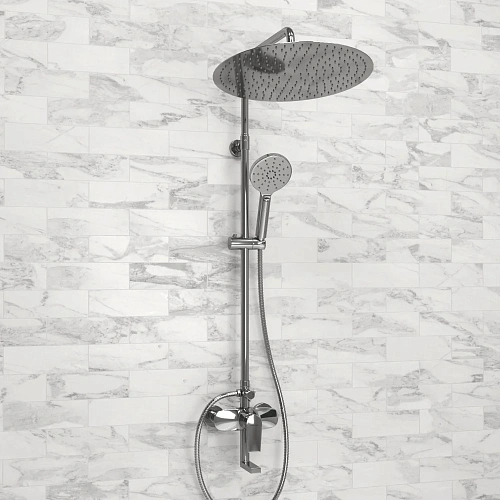 Душевая система WasserKRAFT A166.117.127.010.CH хром Душевая система WasserKRAFT A166.117.127.010.CH хром