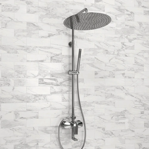 Душевая система WasserKRAFT A166.117.137.010.CH хром Душевая система WasserKRAFT A166.117.137.010.CH хром