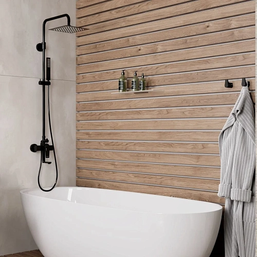 Душевая система WasserKRAFT A16701 черный Душевая система WasserKRAFT A16701 черный