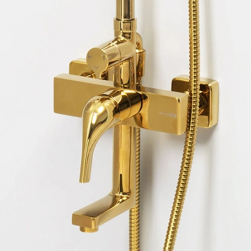 Душевая система WasserKRAFT A171.263.207.PG золото Душевая система WasserKRAFT A171.263.207.PG золото