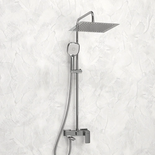 Душевая система WasserKRAFT A177.118.065.087.CH хром Душевая система WasserKRAFT A177.118.065.087.CH хром
