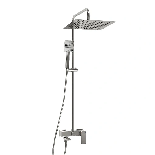 Душевая система WasserKRAFT A177.118.141.010.CH хром Душевая система WasserKRAFT A177.118.141.010.CH хром