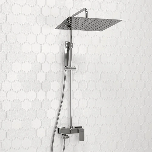 Душевая система WasserKRAFT A177.119.103.010.CH хром Душевая система WasserKRAFT A177.119.103.010.CH хром