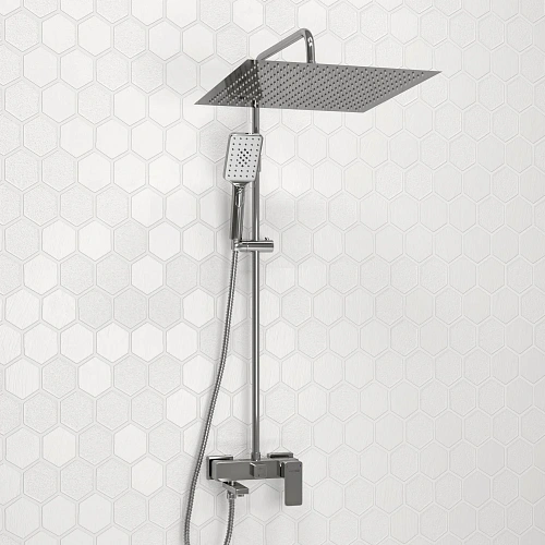 Душевая система WasserKRAFT A177.119.126.010.CH хром Душевая система WasserKRAFT A177.119.126.010.CH хром