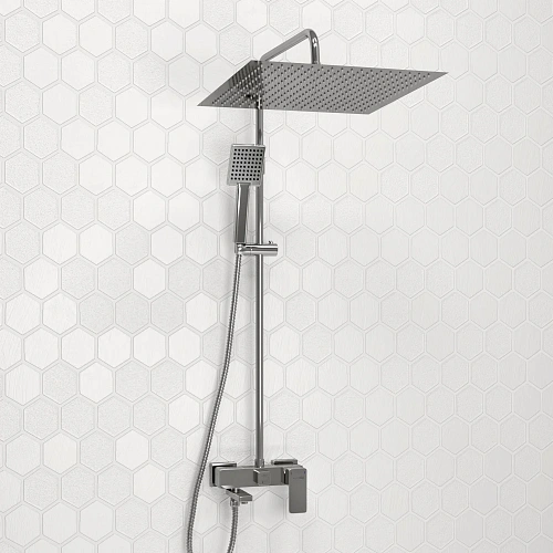 Душевая система WasserKRAFT A177.119.141.010.CH хром Душевая система WasserKRAFT A177.119.141.010.CH хром