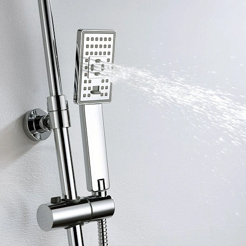 Душевая система WasserKRAFT A17701 хром Душевая система WasserKRAFT A17701 хром