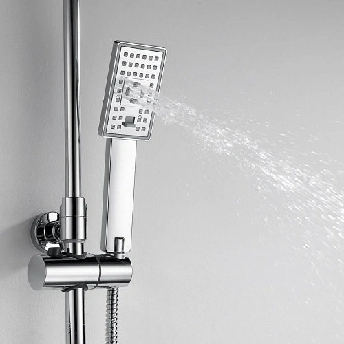 Душевая система WasserKRAFT A17702 хром Душевая система WasserKRAFT A17702 хром