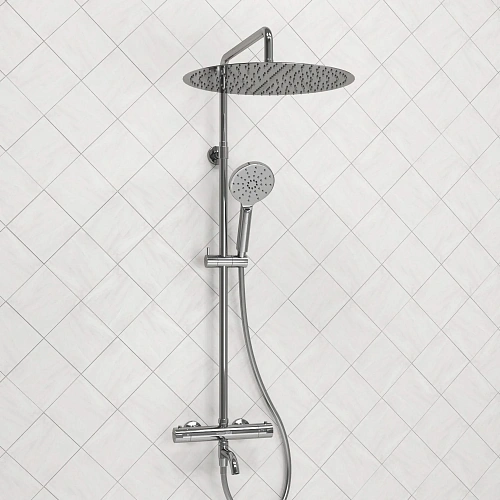 Душевая система WasserKRAFT A188.117.127.087.CH Thermo с термостатом хром Душевая система WasserKRAFT A188.117.127.087.CH Thermo с термостатом хром