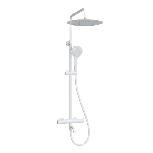Душевая система WasserKRAFT A188.161.155.WM Thermo с термостатом белый Душевая система WasserKRAFT A188.161.155.WM Thermo с термостатом белый
