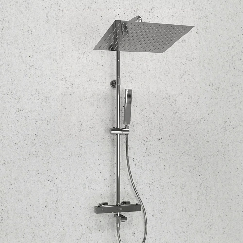 Душевая система WasserKRAFT A199.119.103.010.CH Thermo с термостатом хром Душевая система WasserKRAFT A199.119.103.010.CH Thermo с термостатом хром