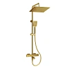 Душевая система WasserKRAFT A199.260.201.BG Thermo с термостатом золото Душевая система WasserKRAFT A199.260.201.BG Thermo с термостатом золото
