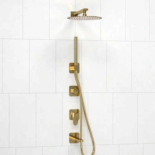 Душевая система WasserKRAFT A2151.278.279.183.208.280.197.281 встраиваемая золото Душевая система WasserKRAFT A2151.278.279.183.208.280.197.281 встраиваемая золото