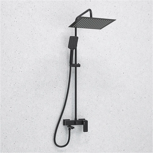 Душевая система WasserKRAFT A277.162.130.BM черный Душевая система WasserKRAFT A277.162.130.BM черный